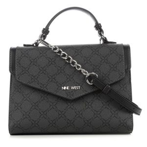 Nine West- Golder Top Handle Satchel Handbag NWOT